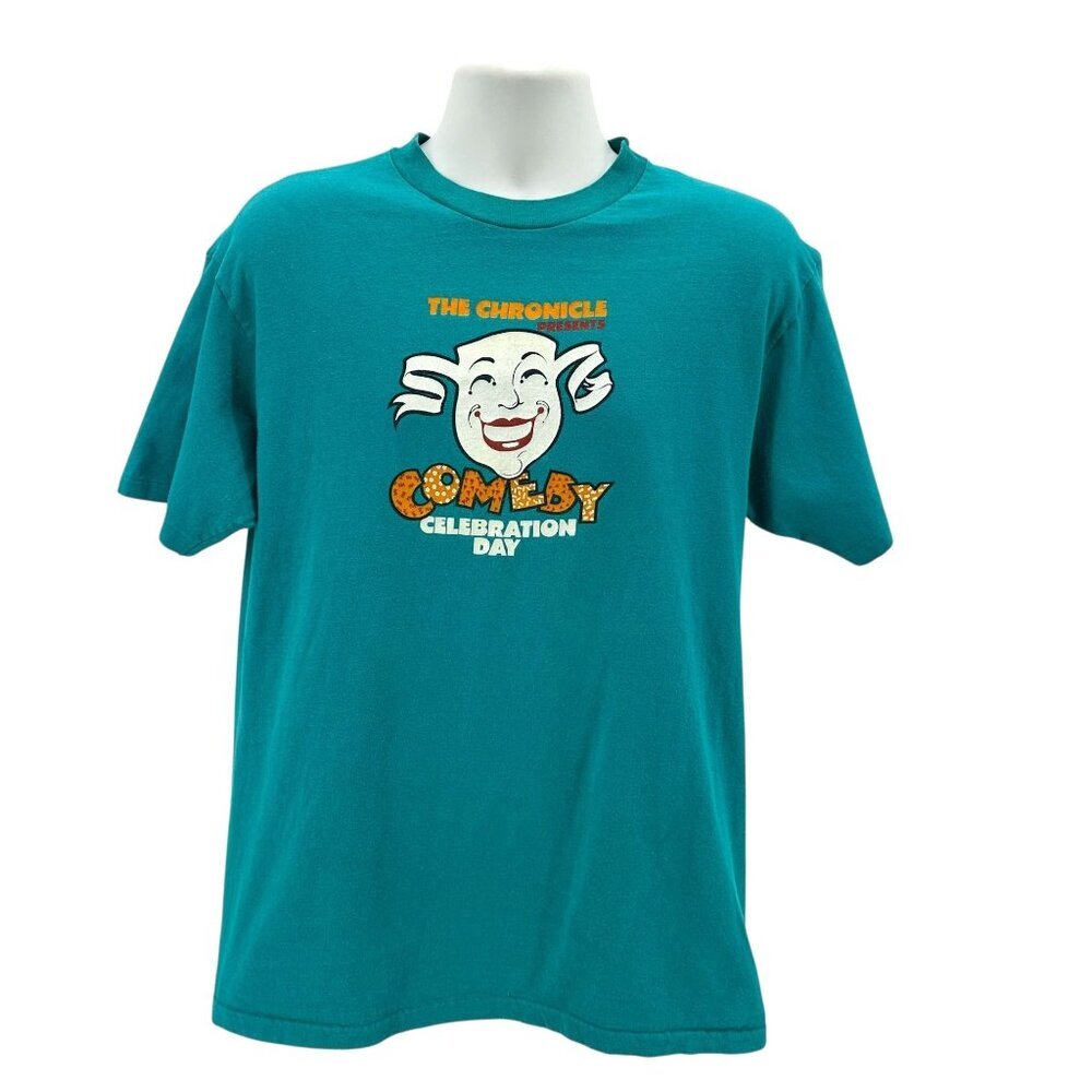Vintage Hanes Beefy-T Mens XL Shirt The Chronicle Comedy Celebration